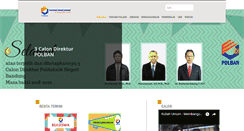 Desktop Screenshot of polban.ac.id